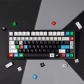 Resonance Heterochromatic 104+25 Full PBT Dye-subbed Keycaps Set for Cherry MX Mechanical Gaming Keyboard